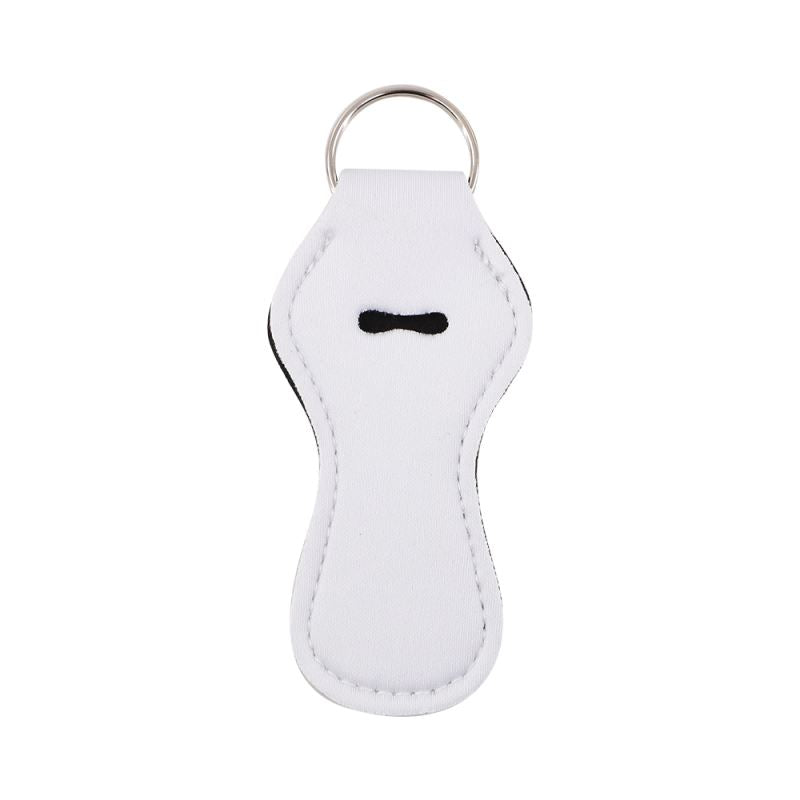 Key Chain-Sublimation Blank Neoprene Chapstick Key Chain