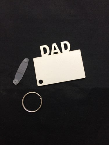 Fathers Day/Key Chain MDF Dad