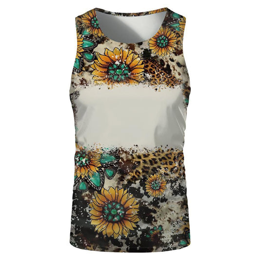 Apparel/ Kids/Adult Sublimation Faux Bleached Tank Top #7