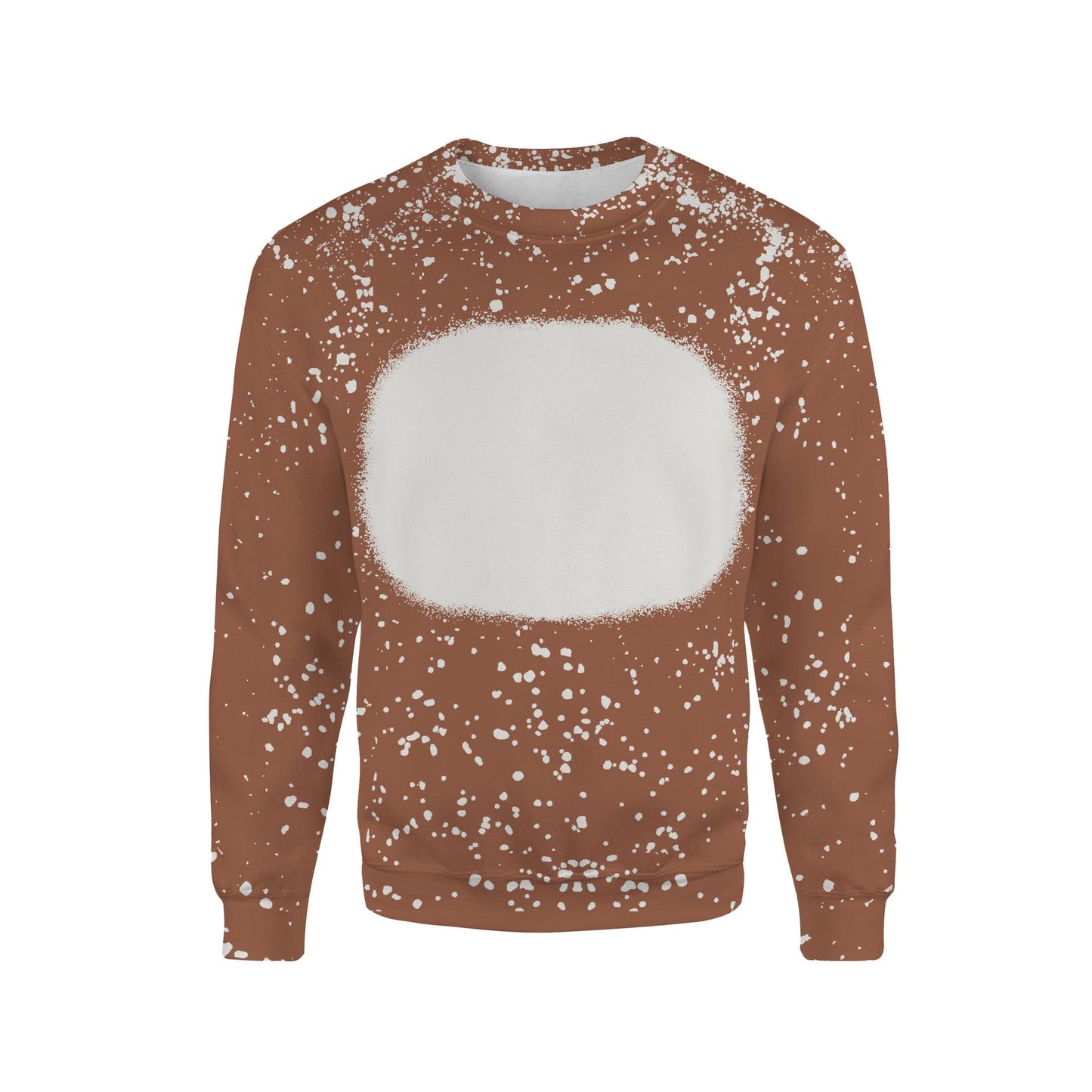 Faux Bleached Adult Sweatshirts solid color