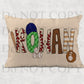 Pillow Cover 10" x 17" zip code/lumbar pillow case only