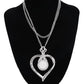 Jewerly/ Snap Necklace Heart I love You