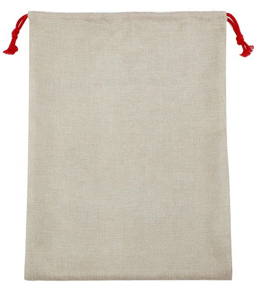 Santa Sack Blank Faux Burlap