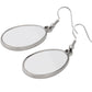 Jewelry/Ear Rings Double Sided Oval