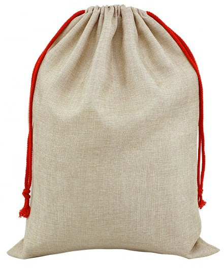 Santa Sack Blank Faux Burlap