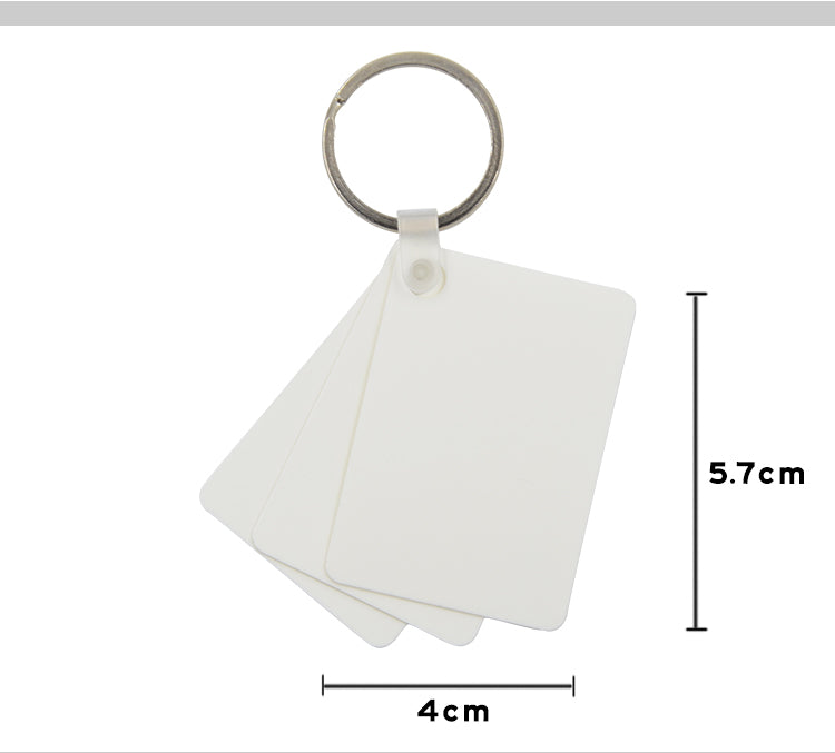 Key Chain /Different Shape with Three Plastic Inserts