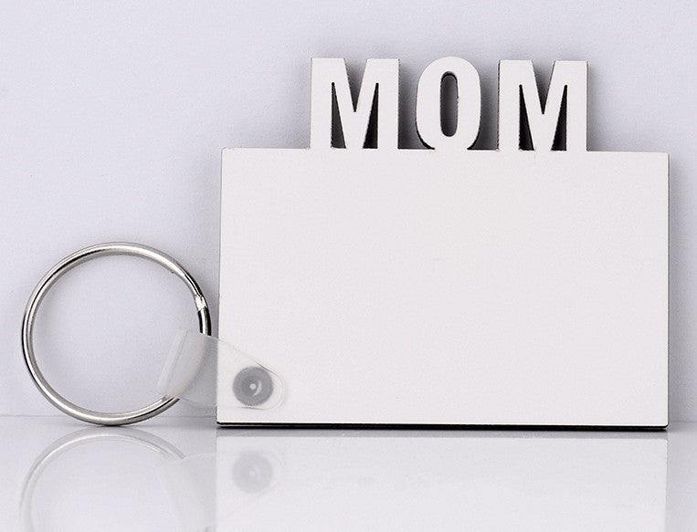 Key Chain MDF MOM  Doubled Sided