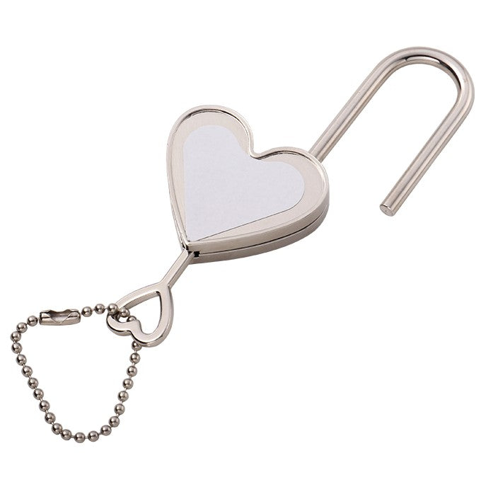 Jewerly/ Valentines Day Heart Shape Printing Metal Lock