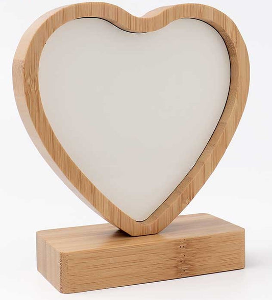Sublimation Bamboo Photo Frame with Magnet Stand