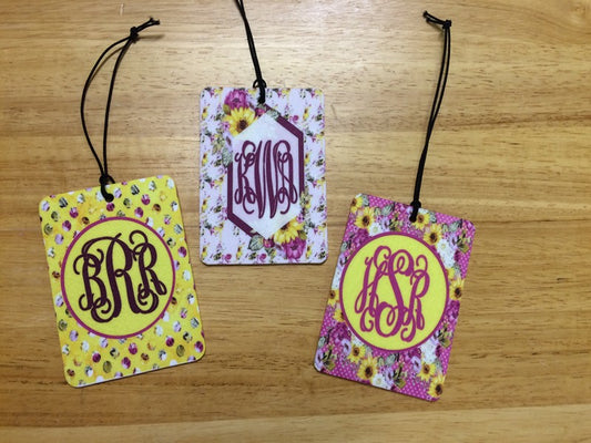 Sublimation (New) Blank Felt Air Freshener - Rectangle Sheet of 8