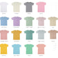 Apparel /Infant/Solid COLORED True to size Ribbed neck T shirt