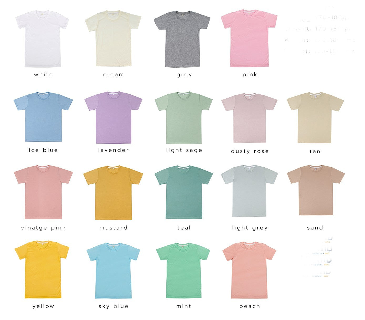 Apparel /YOUTH/Solid COLORED True to size Ribbed neck T shirt