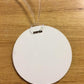 Bag Tag-Sublimation Blank MDF 4" Bag tags/ Baby Car Seat/Stroller Tags