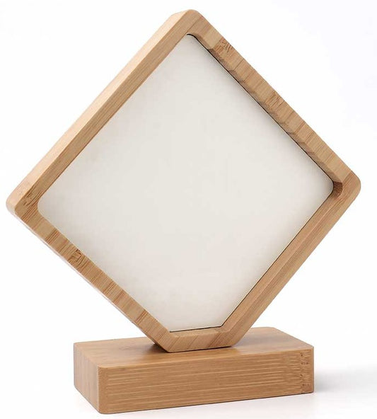 Sublimation Bamboo Photo Frame with Magnet Stand 6.10"x6.10"