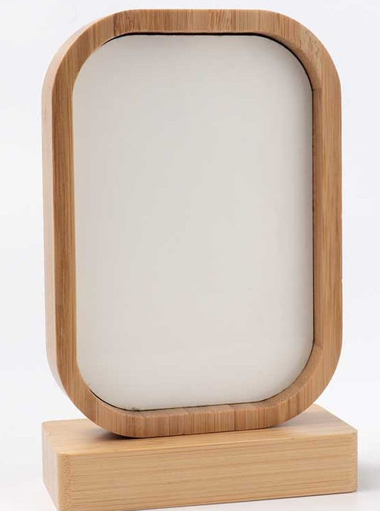 Sublimation Bamboo Photo Frame with Magnet Stand