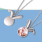 Jewelry/ Sublimation Necklack Blank Bunny Necklace Basket filler