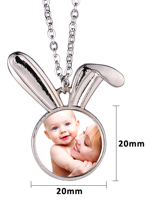 Jewelry/ Sublimation Necklack Blank Bunny Necklace Basket filler – Creative  Touch Gifts Inc.