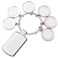 Key Chain /Oblong Shape 5 or 6 Charm Key Chain