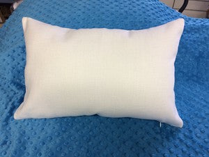 Pillow Cover-Soft White Linen Pillow Case 12"x18"