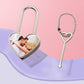 Jewerly/ Valentines Day Heart Shape Printing Metal Lock
