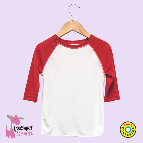 Toddler Raglan T-Shirts – 100% Polyester