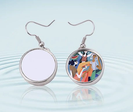 Sublimation Earrings /Jewelry Snap Button Earrings