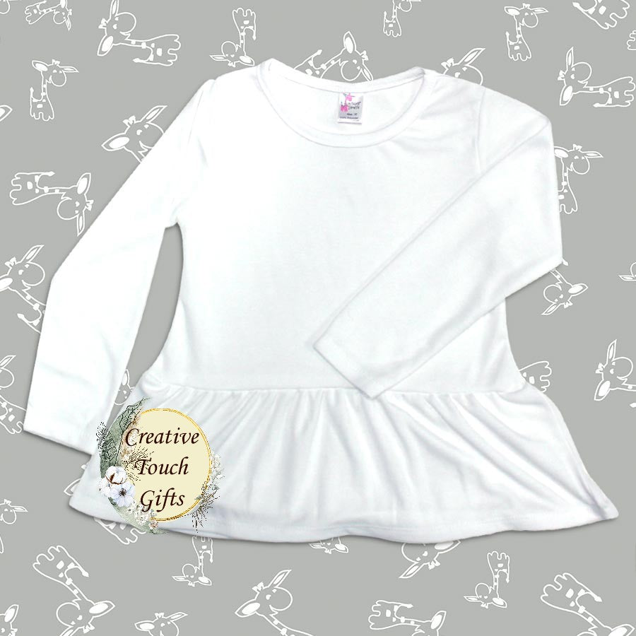 Toddler Long Sleeve Peplum Top