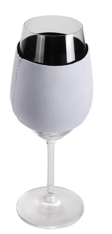 Glass/Neoprene Insulated Wine Glass Sleeve/Holder/Cover