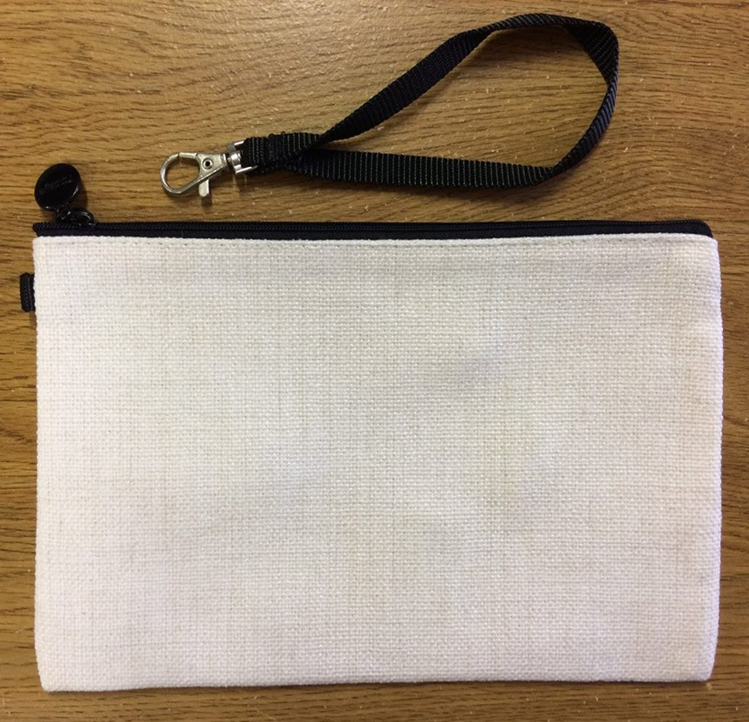 50 Sublimation Linen Sublimation Makeup Bag 23cm X 16cm DIY Womens Blank  Zipper Clutch For Makeup, Phone And More From Ht_trade, $1.35